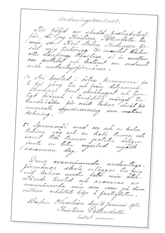 Pensionsfrågan förr.